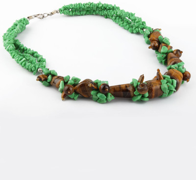 40% OFF on ChicKraft Glass, Stone Necklace