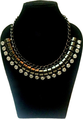 90% OFF on Fash Blush Forever New Blue & Gold Tribal Thread Alloy Necklace
