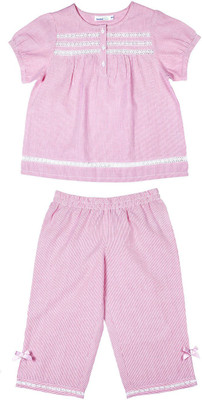 55% OFF on Shopper Tree Girl's Striped Top & Pyjama Set 55% OFF on Shopper Tree Girl's Striped Top & Pyjama Set
