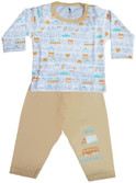 74% OFF on Jazzup Baby Boy's Printed Top & Pyjama Set
