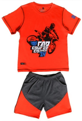 8% OFF on Prince And Princess Boy's Printed Top & Shorts Set