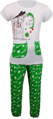 65% OFF on Jazzup NKF Night Suits Girl's Printed Top & Pyjama Set 65% OFF on Jazzup NKF Night Suits Girl's Printed Top & Pyjama Set