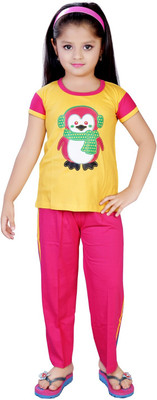 58% OFF on 13in Girl's Printed Top & Pyjama Set 58% OFF on 13in Girl's Printed Top & Pyjama Set