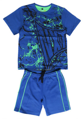 8% OFF on Prince And Princess Boy's Printed Top & Shorts Set
