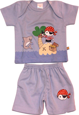 Babiano Baby Boy's Animal Print Top & Pyjama Set Babiano Baby Boy's Animal Print Top & Pyjama Set