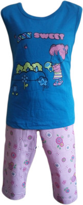 26% OFF on Instyle Girl's Self Design T-shirt & Three-forth Set 26% OFF on Instyle Girl's Self Design T-shirt & Three-forth Set