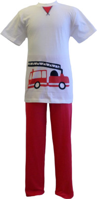 40% OFF on Junior Boxer Boy's Graphic Print Top & Pyjama Set