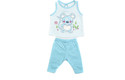 Cheeky Duck Baby Girl's Self Design Top & Capri Set Cheeky Duck Baby Girl's Self Design Top & Capri Set