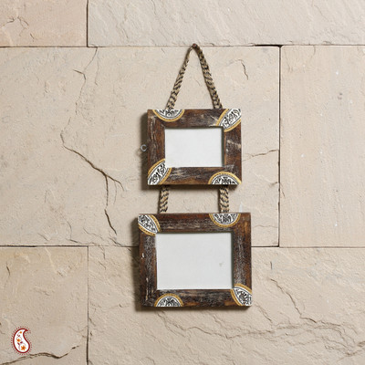 40% OFF on Aapno Rajasthan Wood Photo Frame