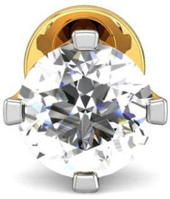 20% OFF on Candere Florencia Diamond Rhodium Plated Yellow Gold Nose Stud