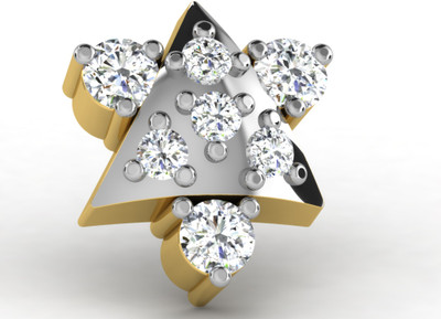 20% OFF on Sparkles NP10910 Diamond 18K Yellow Gold Plated Gold Nose Stud