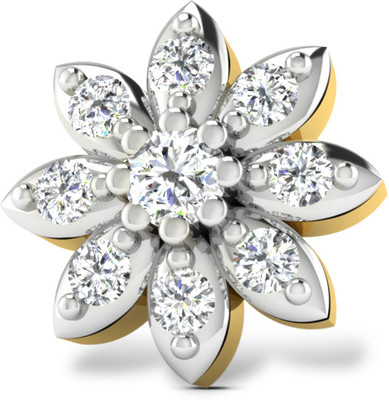 25% OFF on Sparkles NP11580 Diamond 18K Yellow Gold Plated Gold Nose Stud