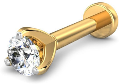 20% OFF on Candere Marie Diamond Rhodium Plated Yellow Gold Nose Stud