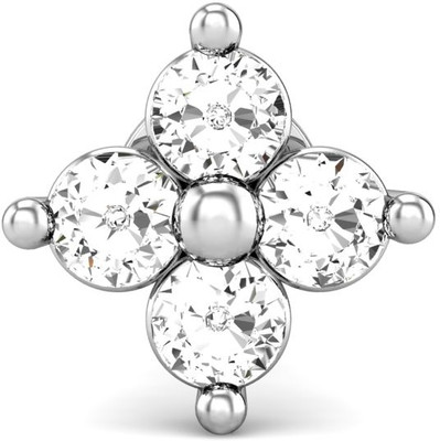 20% OFF on Candere Tannu Rhodium Plated White Gold Nose Stud