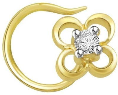 15% OFF on Diti Jewellery Gold Nose Stud