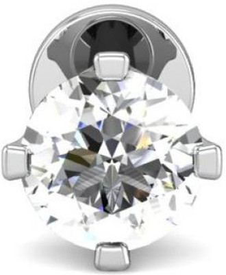 19% OFF on Candere Malina Diamond Rhodium Plated White Gold Nose Stud