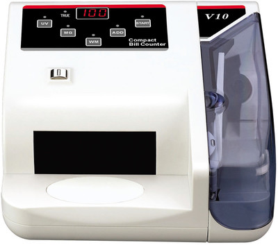 MDI V10 Portable Mini With Detector Note Counting Machine (Counting Speed - 600 Notes/min)