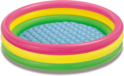 55% OFF on Intex Sunset Glow Pool, 3-Ring, With Inflatoable Floor 55% OFF on Intex Sunset Glow Pool, 3-Ring, With Inflatoable Floor