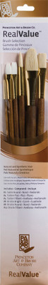 Princeton Real Value Round, Bright, Filbert Paint Brushes