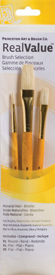 Princeton Real Value Round, Flat Paint Brushes Princeton Real Value Round, Flat Paint Brushes