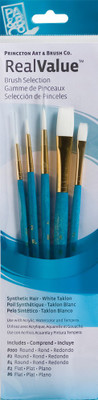 Princeton Real Value Round, Flat Paint Brushes Princeton Real Value Round, Flat Paint Brushes