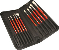 Daler-Rowney Georgian Round, Filbert, Flat, Fan Paint Brush: Paint Brush