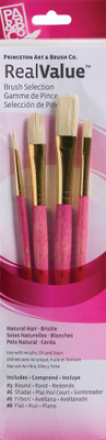 Princeton Real Value Round, Shader, Filbert, Filbert Paint Brushes