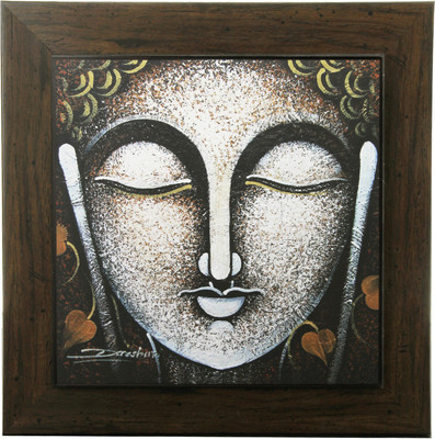 58% OFF on Om Arts Art Paintings Buddha Reprint Oil Painting 12 inch x 12 inch