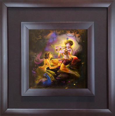 9% OFF on SAF Double Frame Oil Painting 12 inch x 12 inch