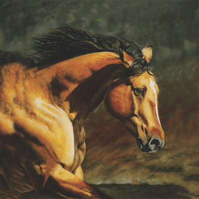 88% OFF on Horse Painting Canvas Art