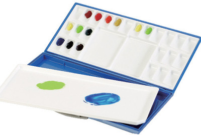 Mijello Synthetic Resin 24 Paint Wells Palette Mijello Synthetic Resin 24 Paint Wells Palette