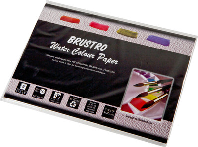 Brustro Watercolor Paper 300 gsm Pack (7
