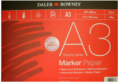 14% OFF on Daler-Rowney Graphic A3 Marker Paper 14% OFF on Daler-Rowney Graphic A3 Marker Paper