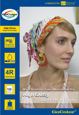 50% OFF on GoColor 210 GSM Cast Coated 100 Sheet Pack Unruled 4R Printing Paper 50% OFF on GoColor 210 GSM Cast Coated 100 Sheet Pack Unruled 4R Printing Paper