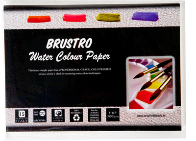 Brustro Watercolor Paper 300 gsm Pack (5