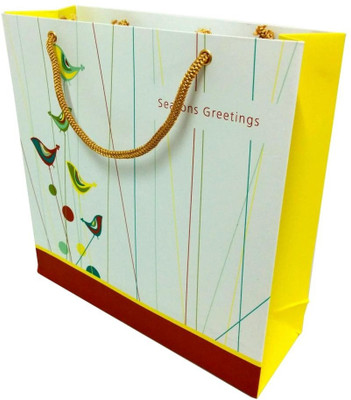 PrintSpeaks Kooky Birds Design Medium Contemporary Printed Party Bag