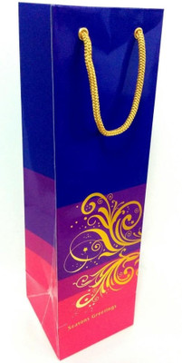 PrintSpeaks Sparkle Design Bottle Shape Gift Printed Party Bag PrintSpeaks Sparkle Design Bottle Shape Gift Printed Party Bag