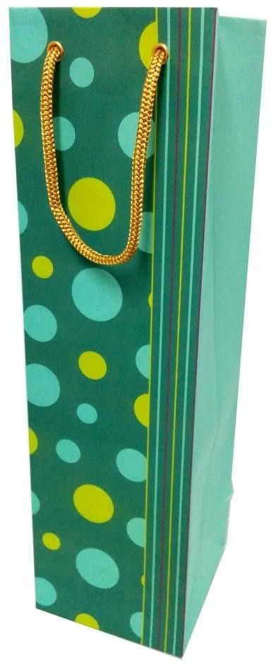 PrintSpeaks Polka Dots Design Bottle Shape Contemporary Printed Party Bag PrintSpeaks Polka Dots Design Bottle Shape Contemporary Printed Party Bag