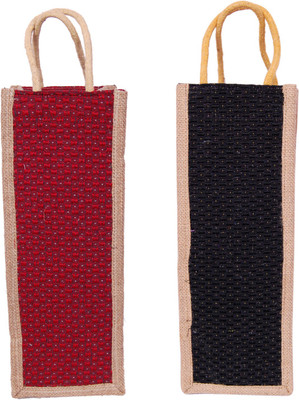 72% OFF on Womaniya Handicraft Jute Bottle Solid Party Bag