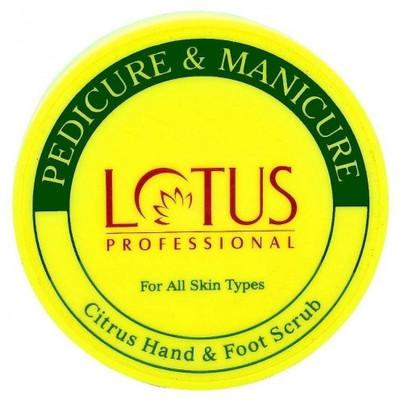 Lotus Herbals Pedicure and Manicure Citrus Hand and Foot Scrub Lotus Herbals Pedicure and Manicure Citrus Hand and Foot Scrub