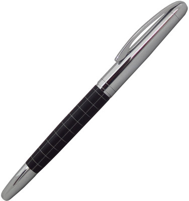 Romus Lumina Half Black Check CT Roller Ball Pen