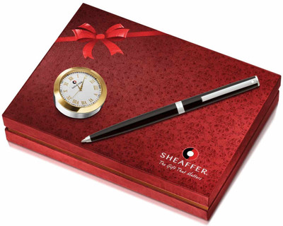 Sheaffer Sagaris Ball Pen Gift Set (Pack Of 2, Blue, Black)