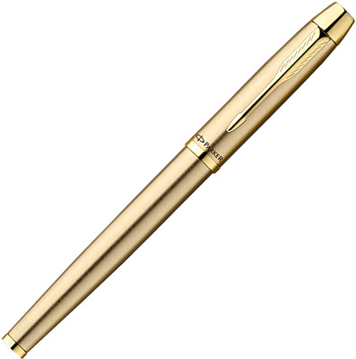 Buy Parker IM Gold Brushed Metal GT Roller Ball Pen: Pen