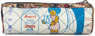 Green the Gap Doodh Amul Art Cloth Pencil Box Green the Gap Doodh Amul Art Cloth Pencil Box
