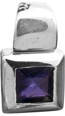 Exotic India Faceted Iolite Sterling Silver Pendant