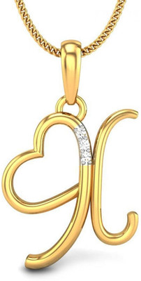 19% OFF on Candere X Love Rhodium Plated 18K Diamond Yellow Gold Pendant 19% OFF on Candere X Love Rhodium Plated 18K Diamond Yellow Gold Pendant
