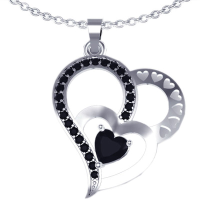 71% OFF on Suvarnadeep Rossy Rhodium Plated Sterling Silver Pendant