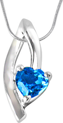 27% OFF on Surat Diamonds Topaz Sterling Silver Pendant