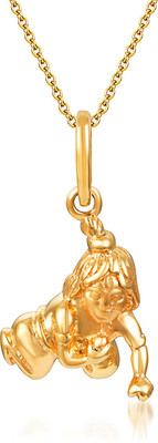 Karatcraftin Balkrishna 22K Yellow Gold Plated Gold Pendant Karatcraftin Balkrishna 22K Yellow Gold Plated Gold Pendant