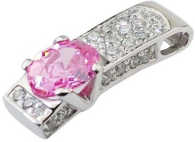 51% OFF on Exxotic Jewelz Stylish Fashion Rhodium Plated Silver Pendant